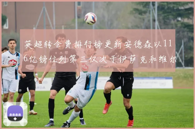 英超转会费排行榜更新安德森以116亿镑位列第三仅次于伊萨克和维尔茨